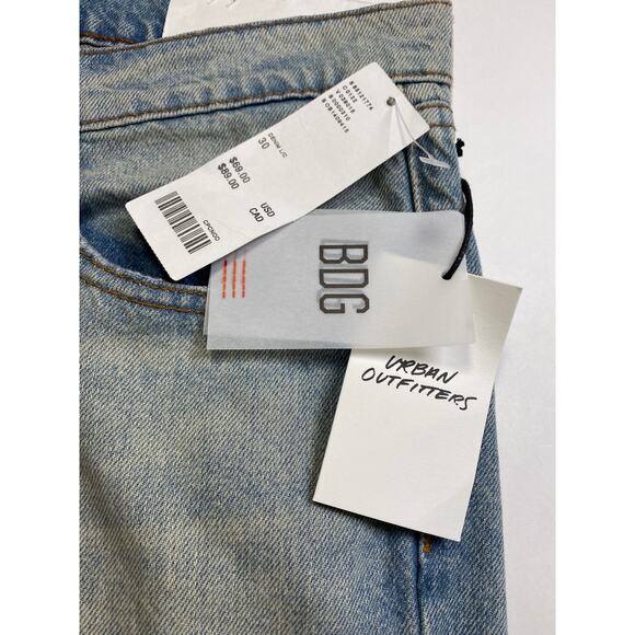 BDG Urban Outfitters Cowgirl Jeans Women’s Size 30 Light Blue Wash Retro Grunge - Picture 5 of 12